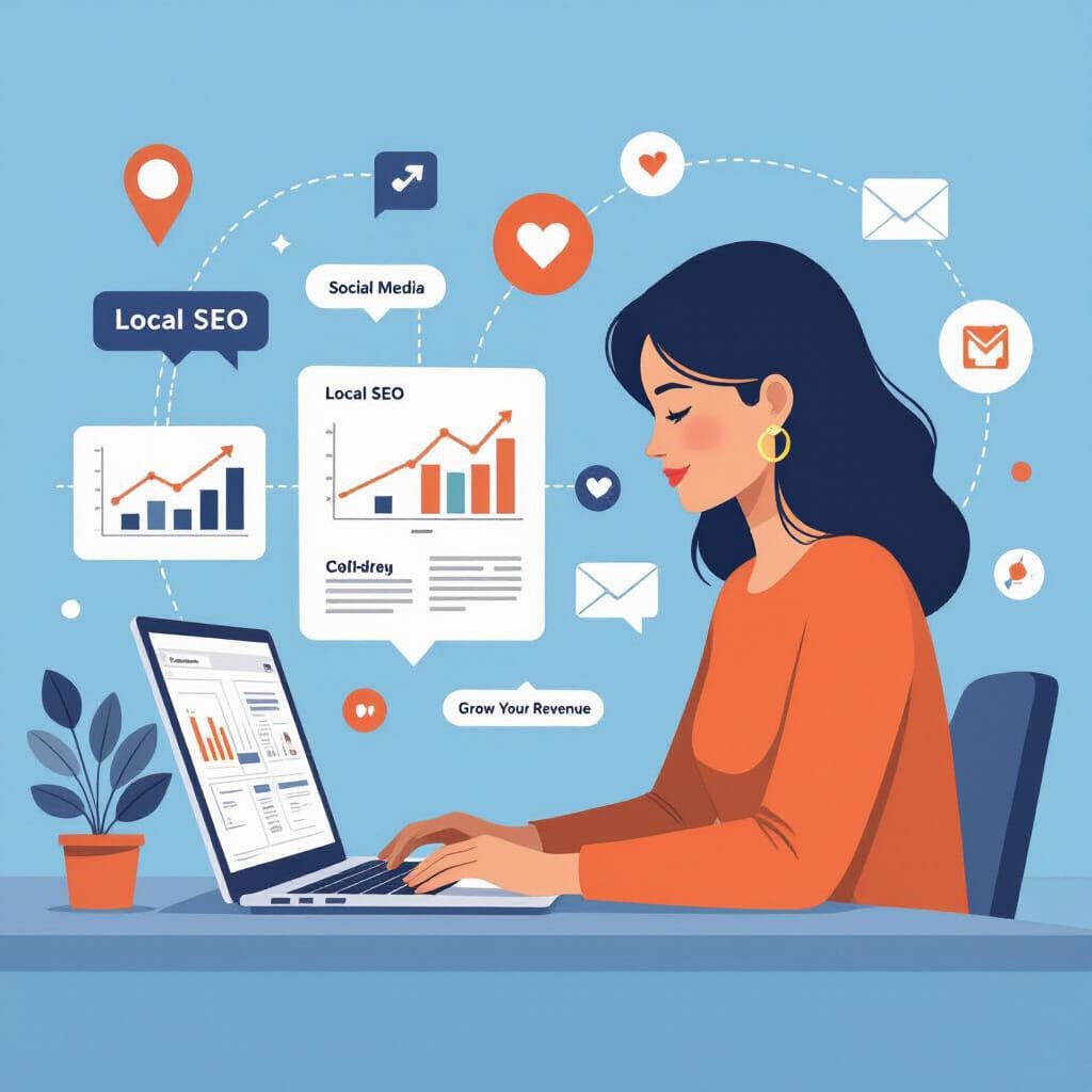 Digital marketing expert in Malappuram On laptop