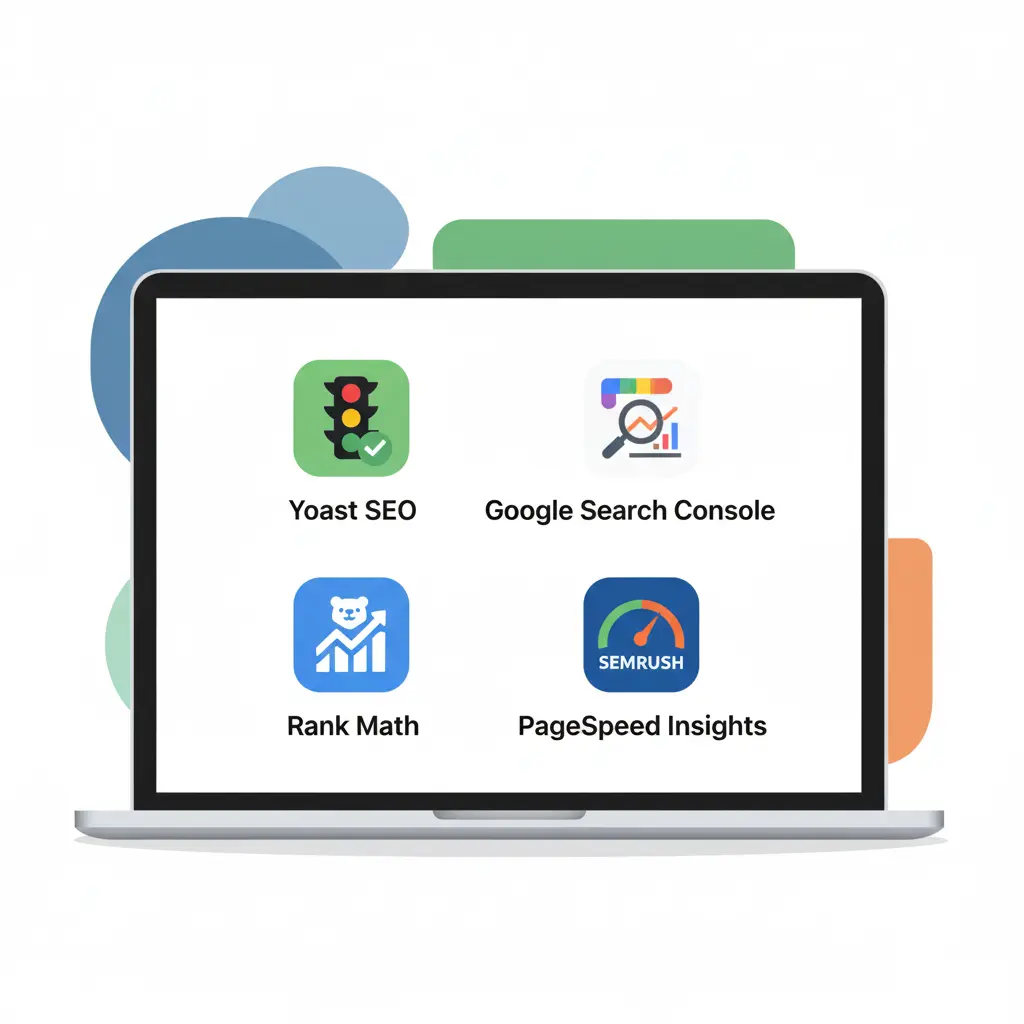 Beginner friendly SEO tools illustration for on-page optimization