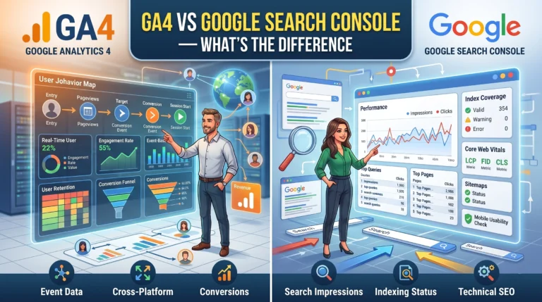GA4 vs Google Search consol
