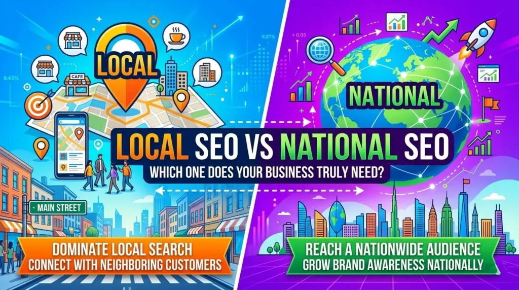Local SEO vs National SEO:
